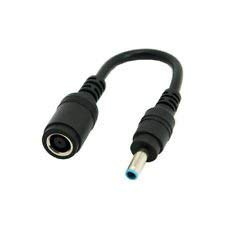 Blue Pin Adapter Cable 7.4x5.0 to 4.5x3.0mm Tip DC Auxiliary Power Charger Converter for HP Dell