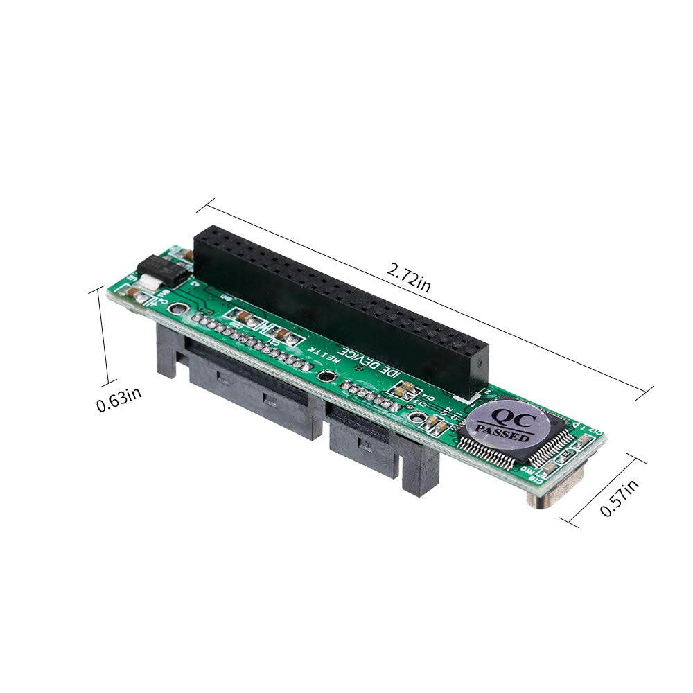 2.5" Inch IDE to SATA Adapter, Convert Laptop 44 Pin Male IDE PATA HDD Hard Disk Drive SSD to a Serial ATA Port - Image 6