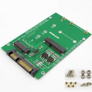 NGFF M.2 B+M KEY & mSATA SSD to SATA III 3 Adapter Converter Card