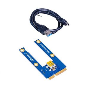 Mini PCI-E to PCIe PCI Express 1X to 16X Extender Riser Card Adapter Extension Cable for Bitcoin Miner Mining