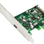 PCI-E 4X Express to Gen 2 USB 3.1 Type C USB-C Single Port Add on Expansion Card Adapter 10 Gbps