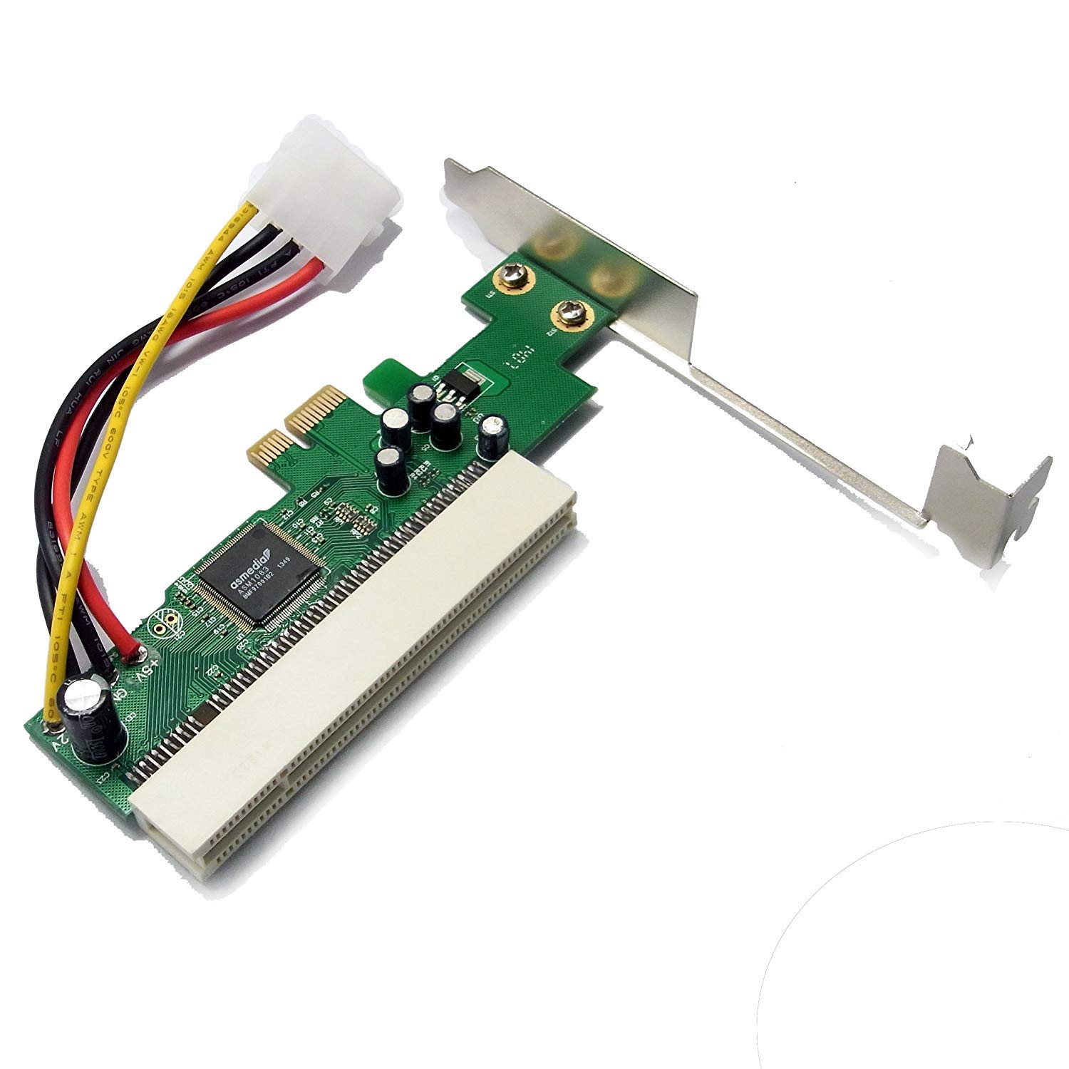 PCI Express to PCI Adapter Card PCIE to PCI Converter with 4 Pin Power Supply