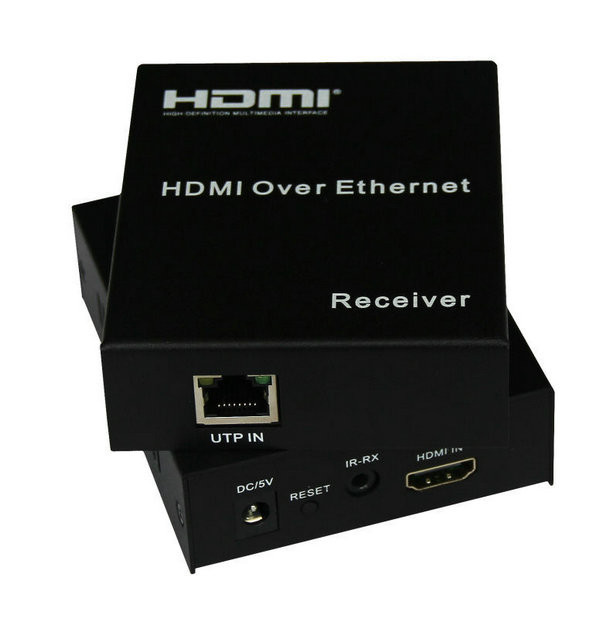 HDMI Extender over Ethernet Single Cat5e Cat6 Cable Up to 500ft (120m) with IR, Support 1080p ,HDMI 1.3, HDCP 1.2/ 1.1, TCP/IP Standard - (Transmitter and Receiver Set) Multiple Receiver Support - Image 2