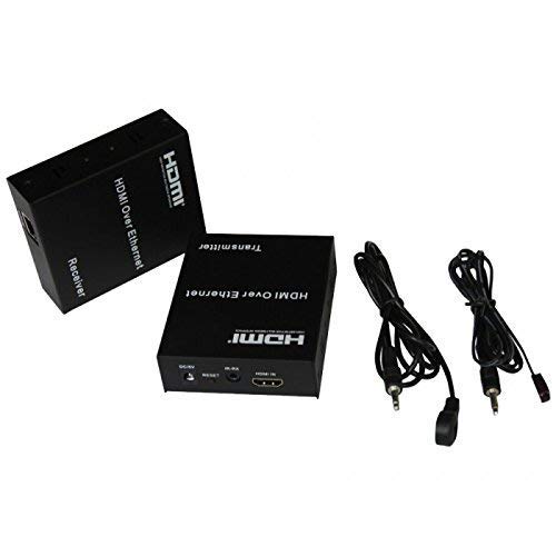 HDMI Extender over Ethernet Single Cat5e Cat6 Cable Up to 500ft (120m) with IR, Support 1080p ,HDMI 1.3, HDCP 1.2/ 1.1, TCP/IP Standard - (Transmitter and Receiver Set) Multiple Receiver Support - Image 4
