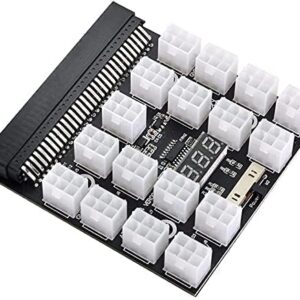 Power Supply Break Out Boards, Standard Design Good Match Easy Installation 95mmx92.5mm 17 Ports Server Breakout Board for DPS-1200FB A PS-2751-5Q