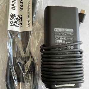 GENUINE DELL POWER ADAPTER 65W 20V 3-Pin Type-C for INSPIRON, LATITUDE, PRECISION, VOSTRO-5310, XPS-13 WMDHR 0WMDHR 2WDR5 FTTTJ GJJYR MVPDV VT148 HA65NM190