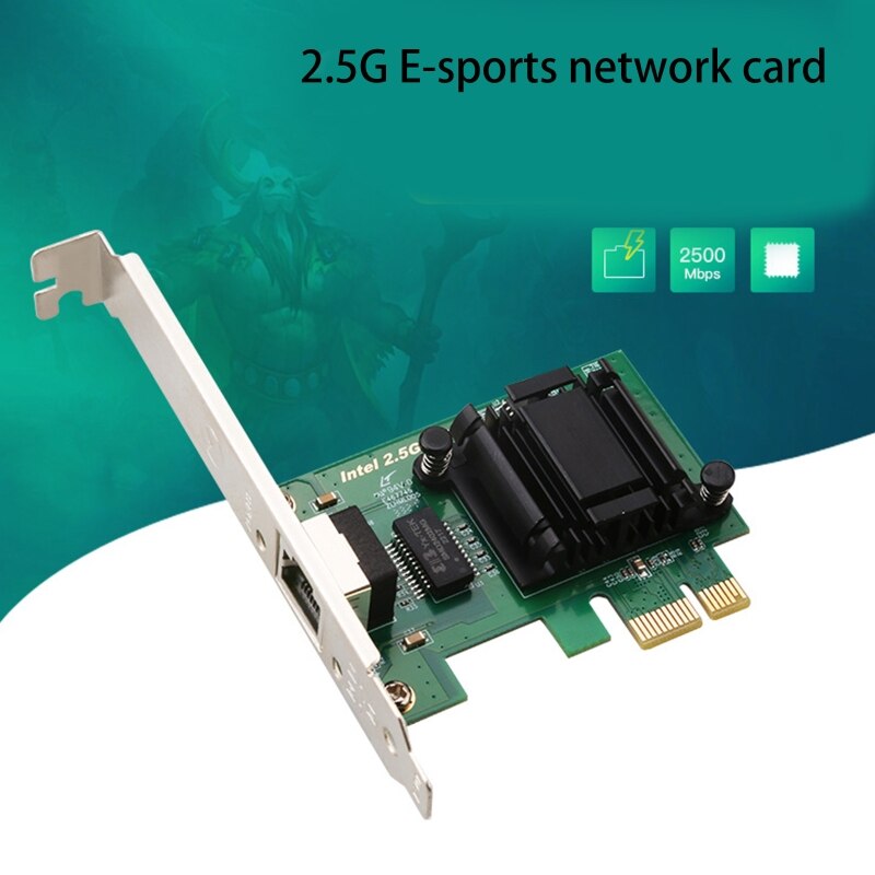 2.5GBase-T PCI Express Gigabit Network Card for Gaming, Streaming, 2.5G/1G/100Mbps PCIe Ethernet Network Adapter RJ45 LAN Controller for PC, Support Windows 10/11 - Image 5