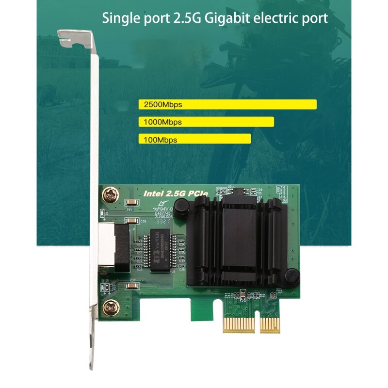 2.5GBase-T PCI Express Gigabit Network Card for Gaming, Streaming, 2.5G/1G/100Mbps PCIe Ethernet Network Adapter RJ45 LAN Controller for PC, Support Windows 10/11 - Image 8
