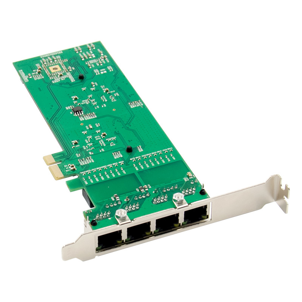 Gigabit 4 Port NIC with Intel 82576 Chip, 1Gb Network Card PCI-E 4Port 10/100/1000Mbps Gigabit Ethernet Network Card LAN Adapter INTEL82576 with Low Profile for Windows/Windows Server/Linux - Image 5