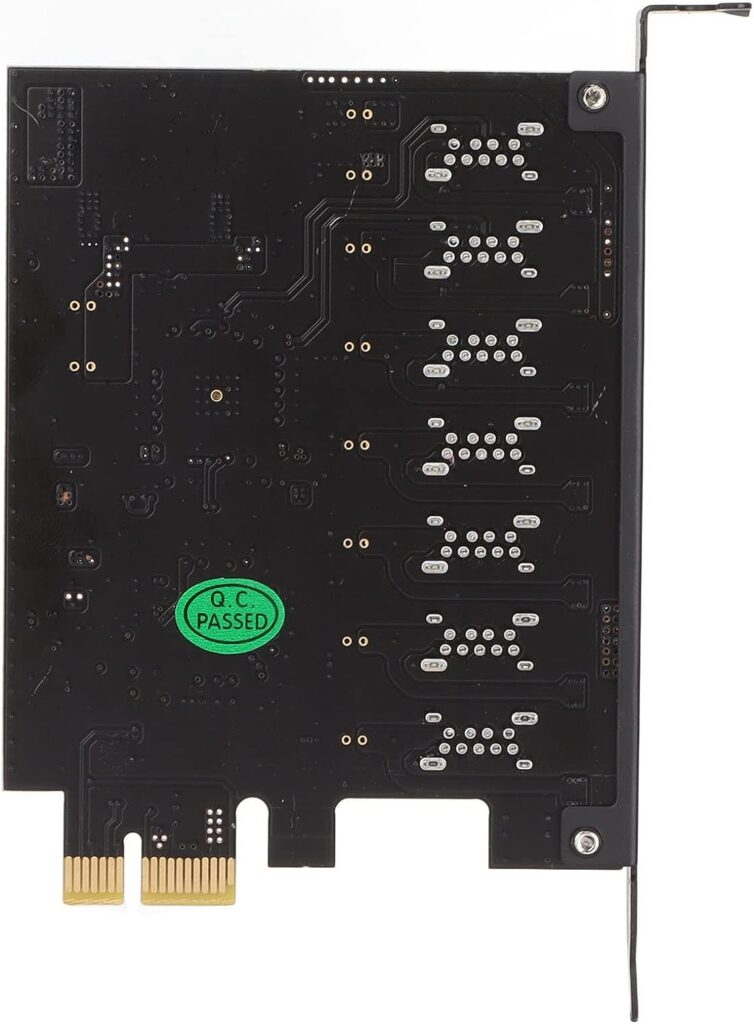 PCIE Expansion Card 7 Port USB 3.2 GEN1, 5Gbps High Speed Transmission ...
