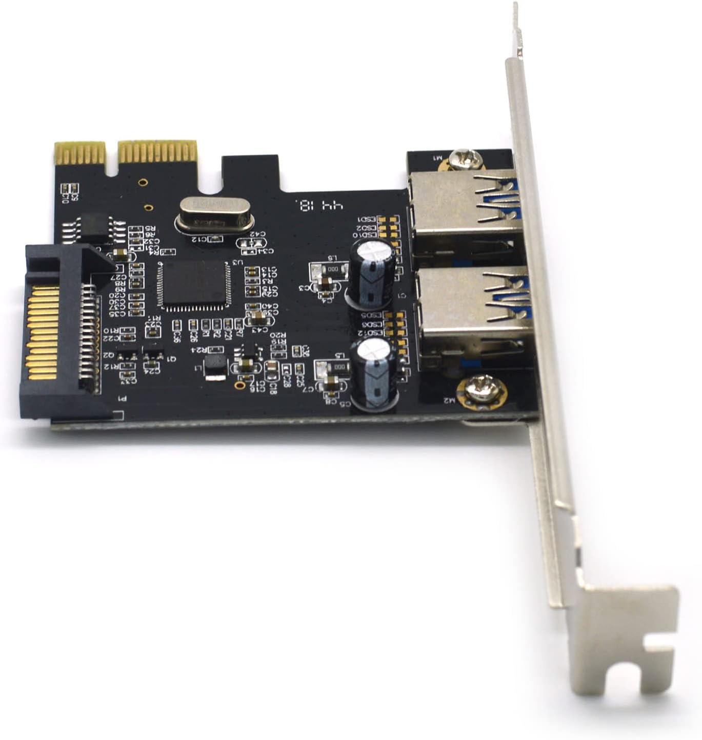 PCI Express(PCIE) USB 3.0 Card-Superspeed 5Gbps 2 USB 3.0 Type A Ports ...