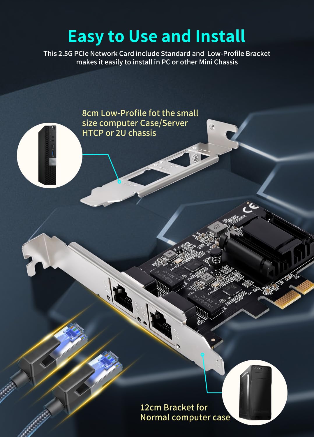 KALEA-INFORMATIQUE Carte M2 M.2 NGFF E A Key SFP Fibre Gigabit Lan Ethernet 10 100 1000mbps Avec Chipset Intel Wgi210as
