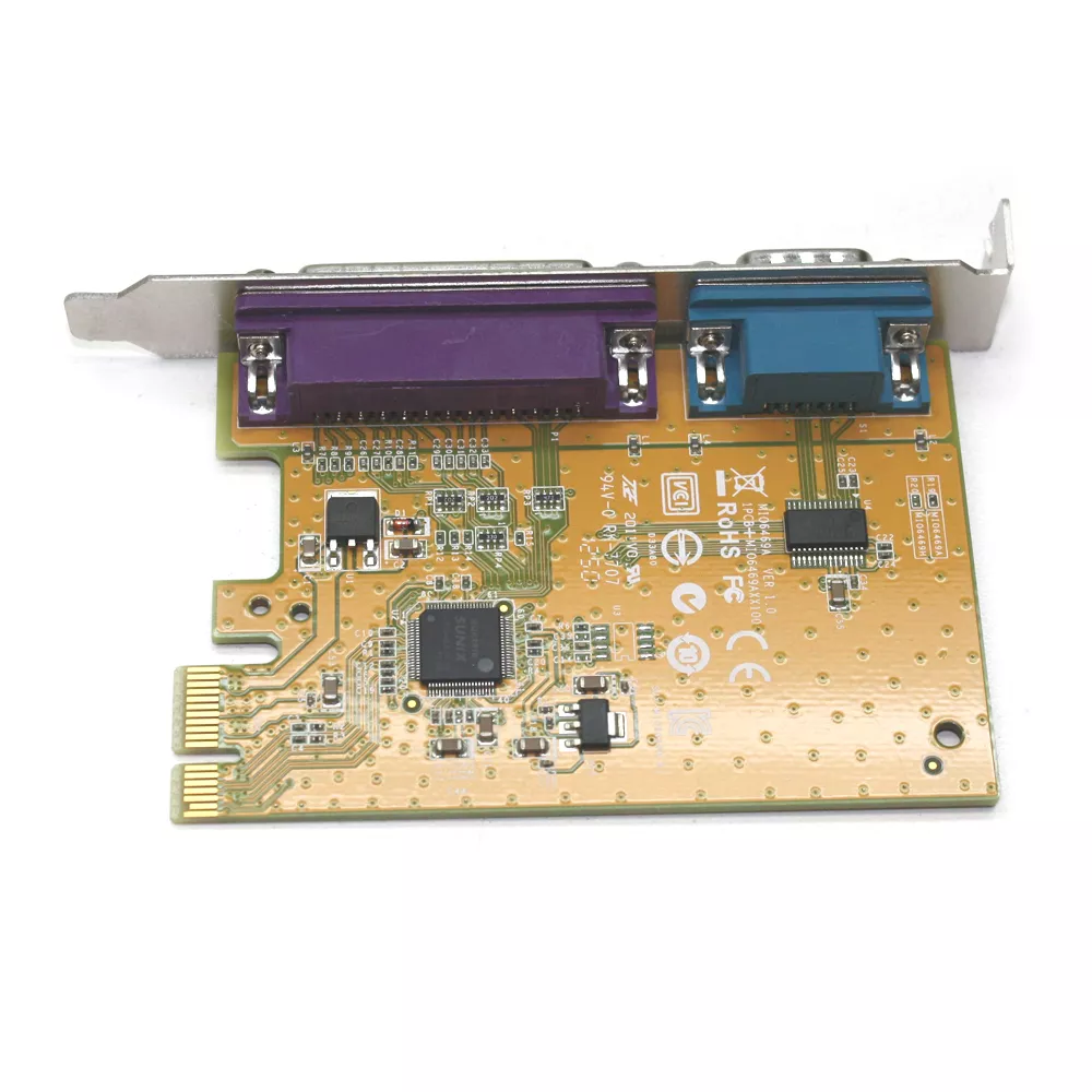 Dell Expansion Card 5R3FC YCJ65 Serial RS-232 (DB9) Parallel LPT (DB25) Ports MT - Image 2