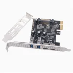 Foxaa PCIE Type C USB 3.2 Gen 1 5Gbps Card Adapter PCI Express Card with 2 Port USB 3.0