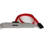 SaiRetail.Com Single Port SATA to eSATA Plate Adapter - External SATA Plate - 6Gb