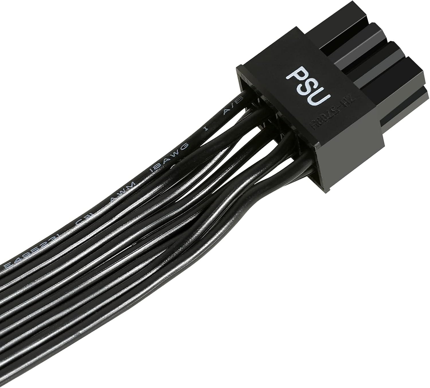 foxaa PCIE Cable for Corsair, 65CM 8 Pin to Dual 6+2 Pin PCIE Power Cable for Thermaltake, Male to Male GPU Cable for ARESGAME Modular Power Supply (65cm+15cm) - Image 9