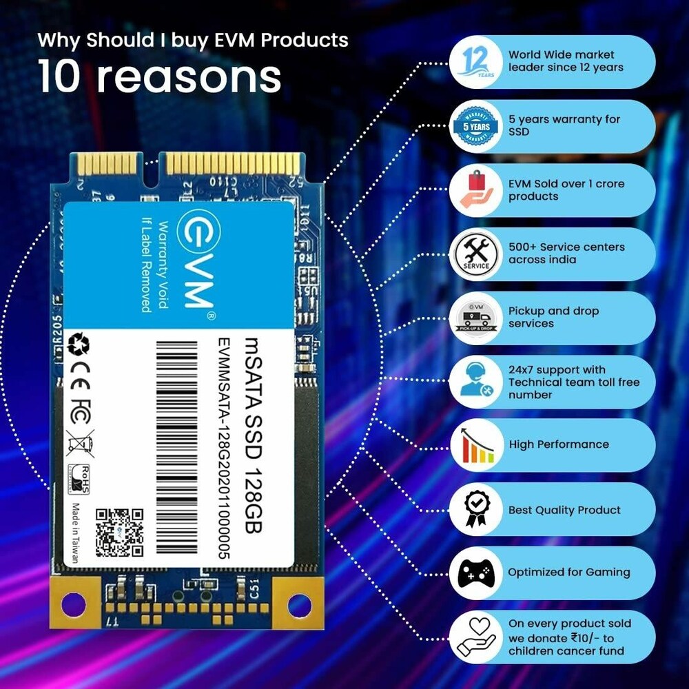 Laptop 128 GB IDE HDD/ SSD (44 Pin IDE SSD as 2.5 Inch IDE HDD in Old ...