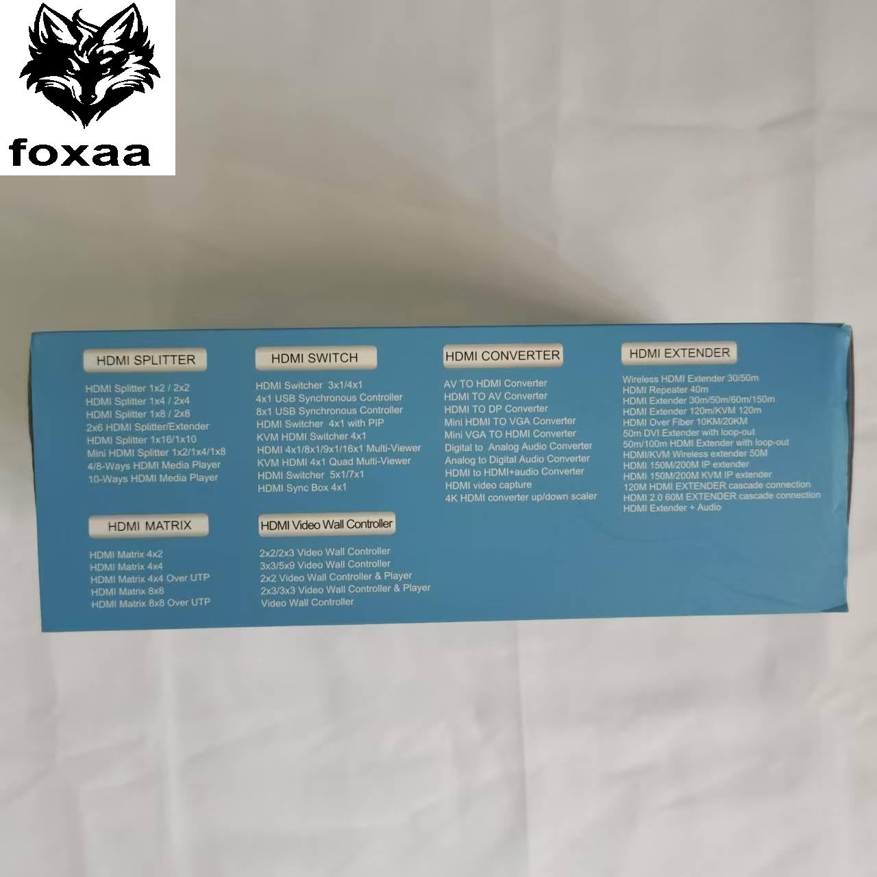 foxaa 300M IP Extender, HDMI Extender over IP RJ45 Cat6 Cable 1080P HDMI to Ethernet Network Extender Support One TX to Many RX via Network Switch (TX+RX) - Image 8