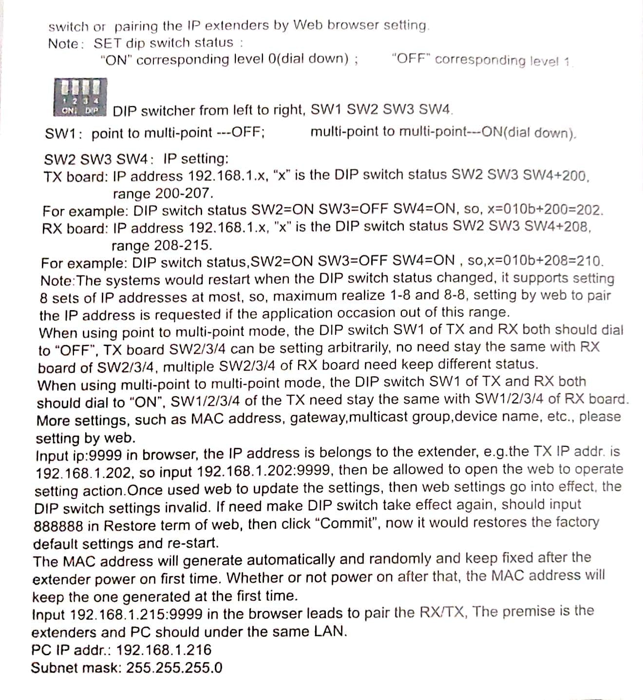 foxaa 300M IP Extender, HDMI Extender over IP RJ45 Cat6 Cable 1080P HDMI to Ethernet Network Extender Support One TX to Many RX via Network Switch (TX+RX) - Image 4
