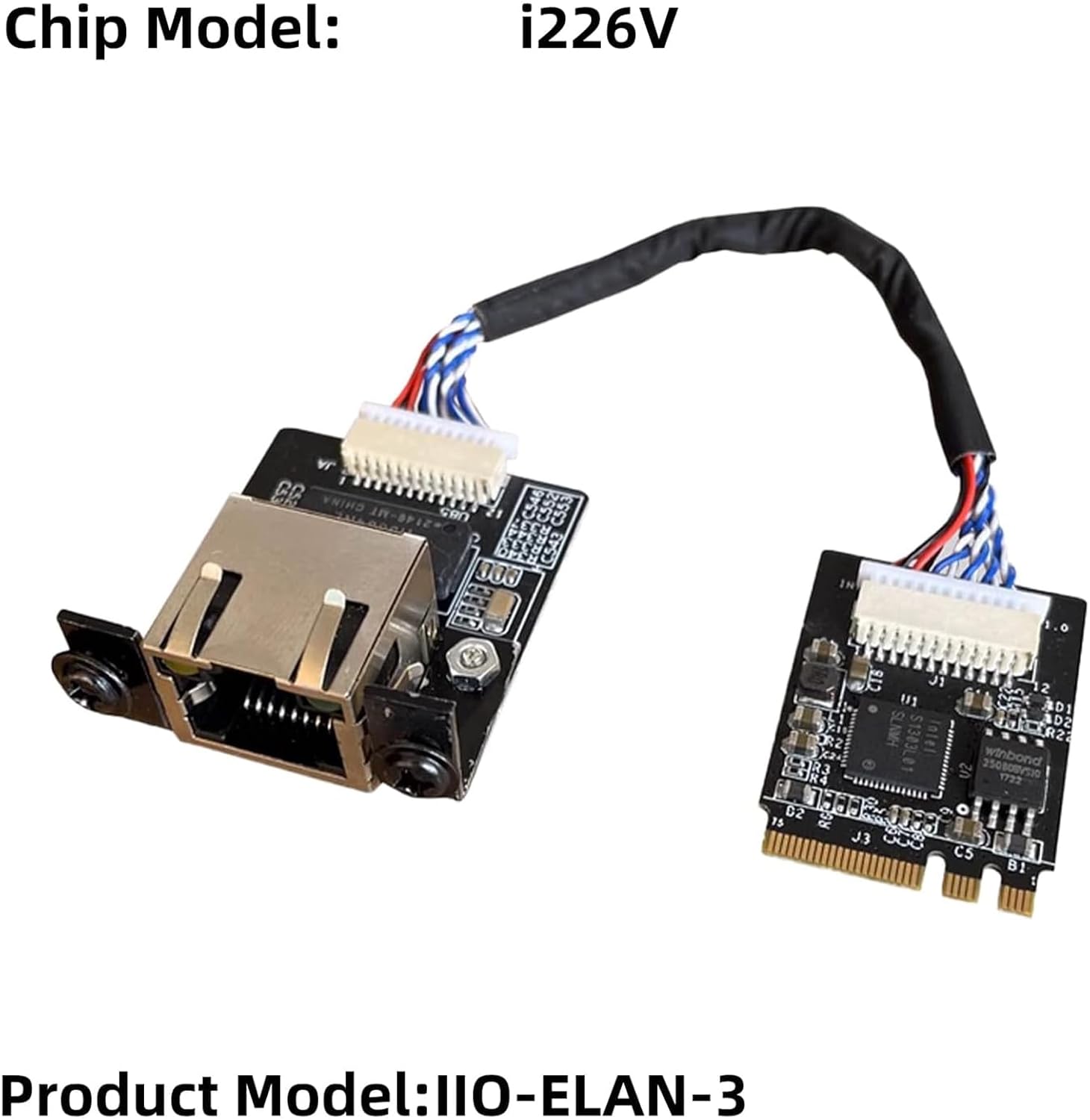 foxaa M.2 A E Key to 2.5 Gigabit Ethernet,Support X1X86 SBC, Intel i226 2.5G Ethernet Server NIC, Interface Card10/100/1000/2500 Mbps RJ45 LAN, Support 2230 - Image 4