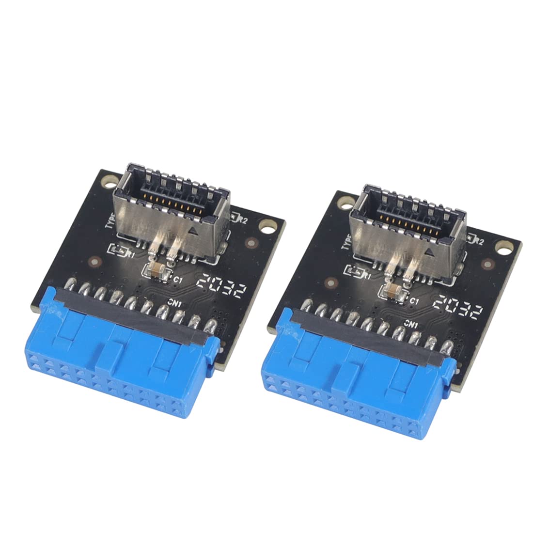 USB 3.0 Front 19PIN to 3.1 Type-C Front Panel Header Type-E Adapter 20 to 19 Pin Expansion Card for Computer Mainboard (Header-90 degree ) - Image 10